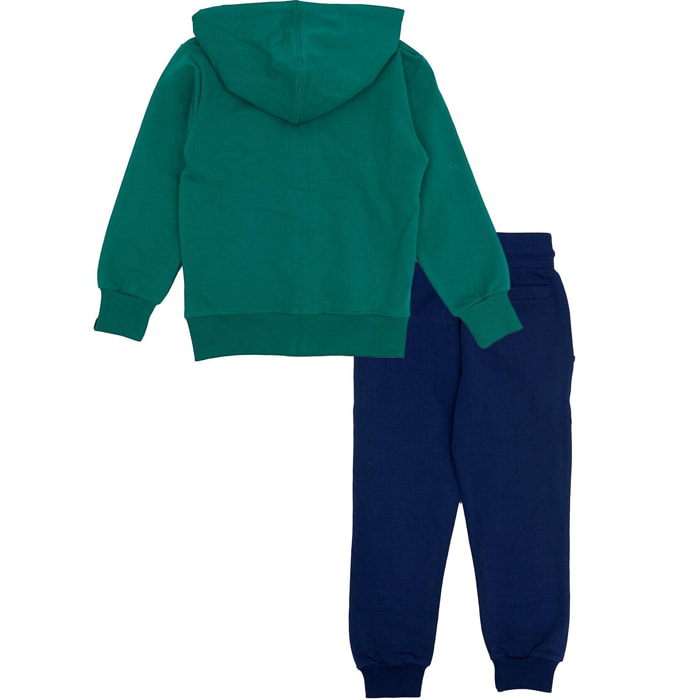 Chándal Leone 1947 Apparel infantil con capucha y cremallera completa