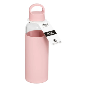 Bouteille en verre et silicone 0,5L