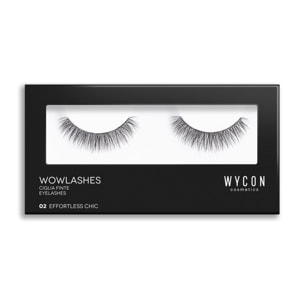 WOW LASHES 02 EFFORTLESS CHIC Ciglia a banda intera dall'effetto sofisticato