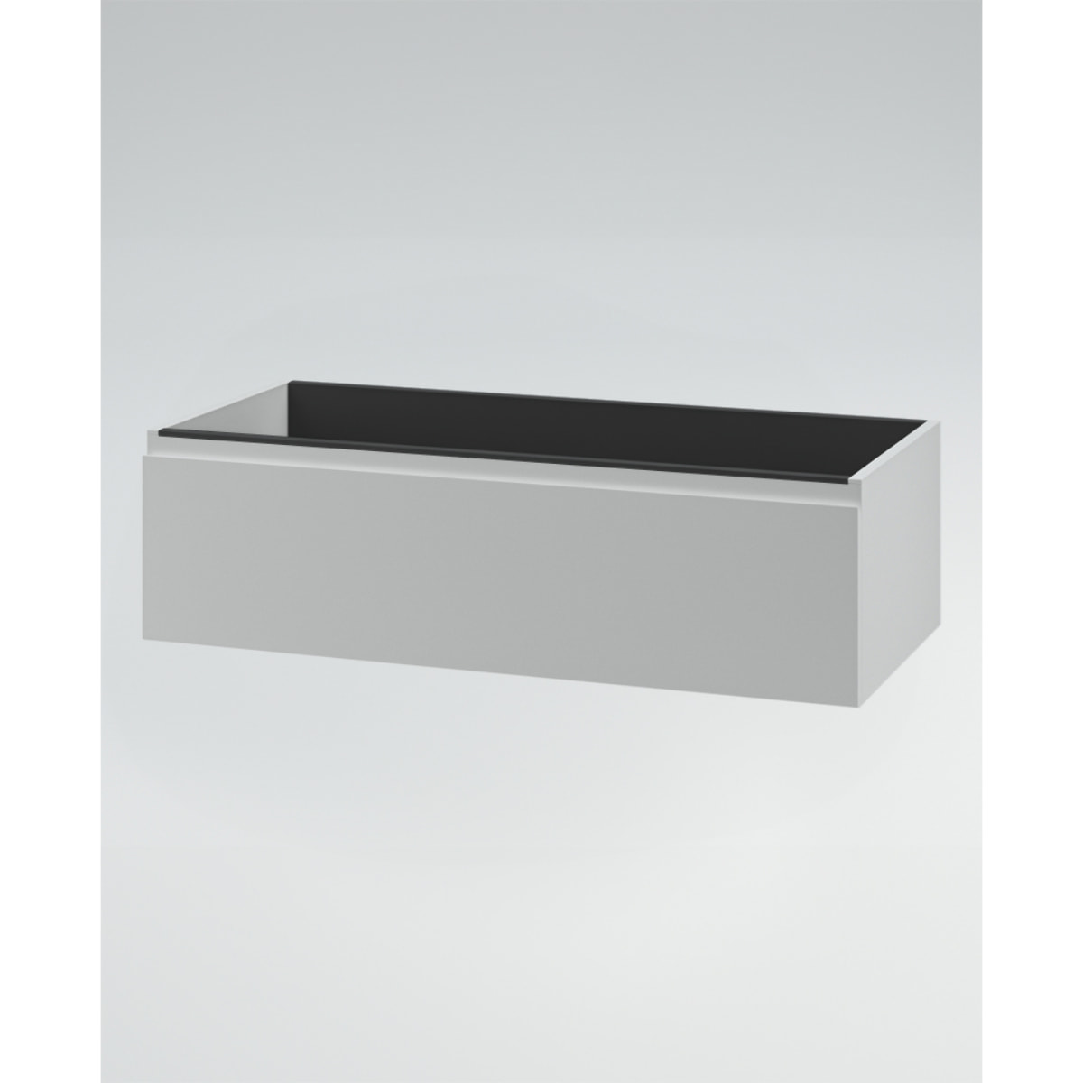 MOBILE DA BAGNO ZEFIRO 100 MONO BIANCO LUCE- 4 PEZZI