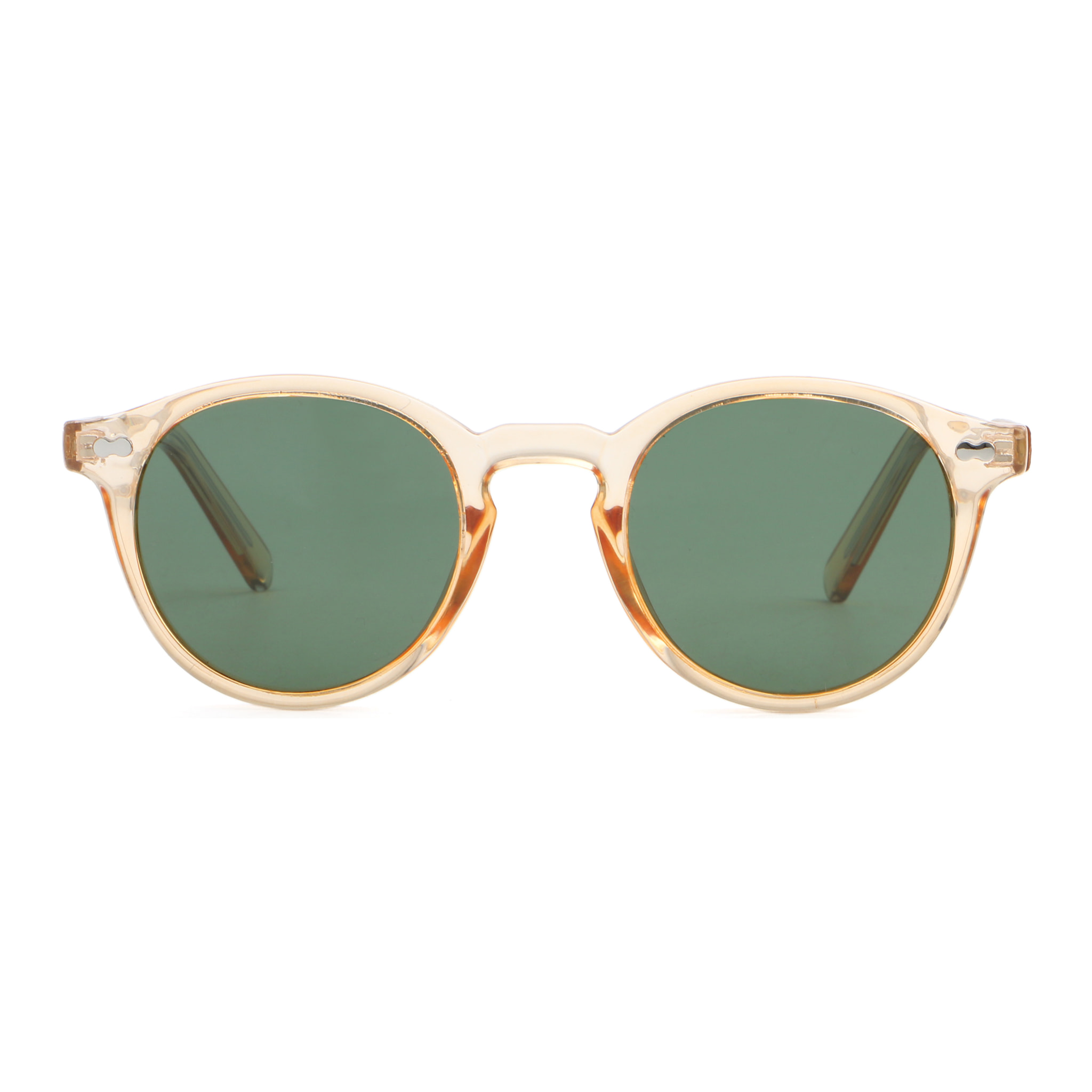 Gafas de sol OCEAN BOWIE - Champagne transparente brillante / Verde
