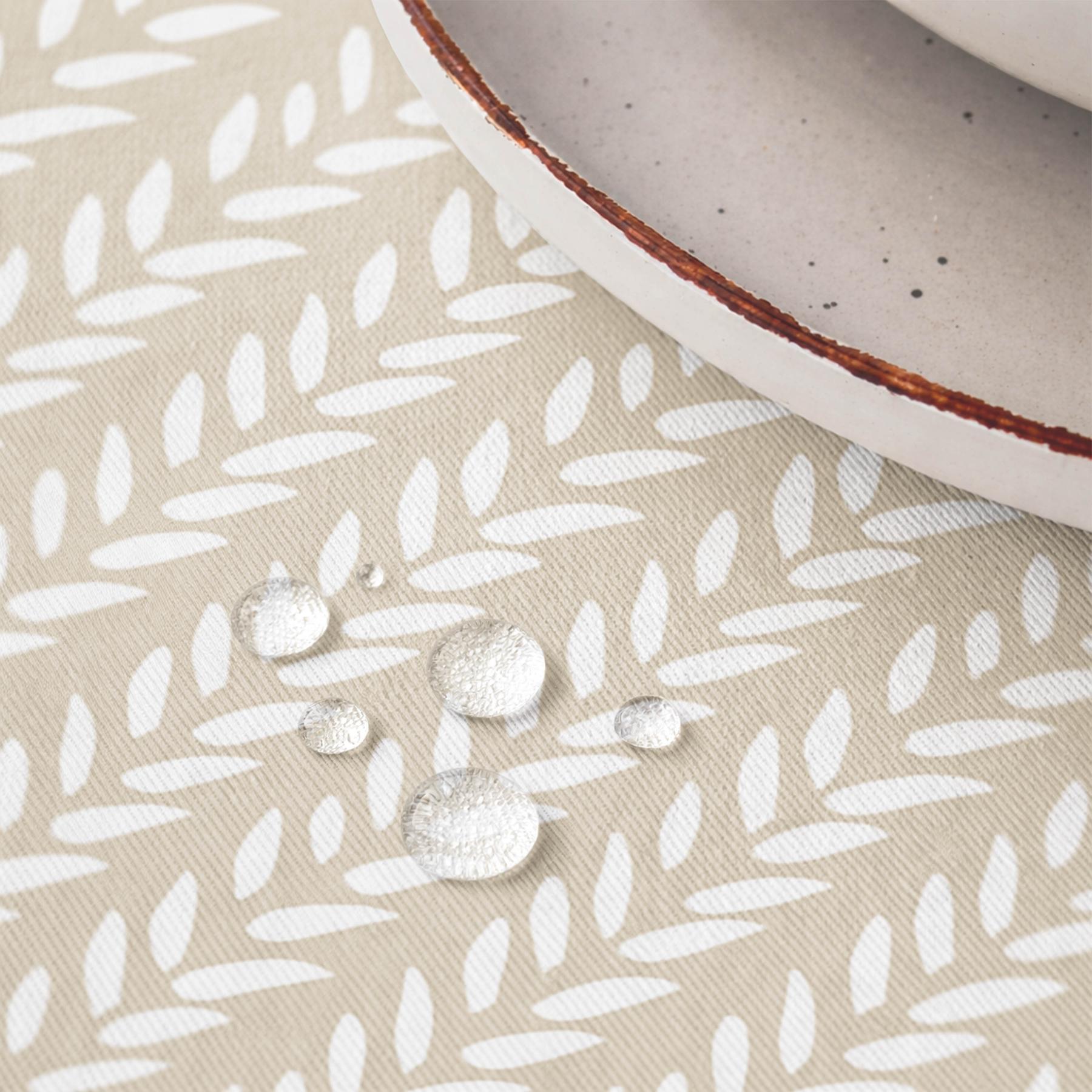 Nappe anti-taches NOAH BEIGE - en 100 % coton