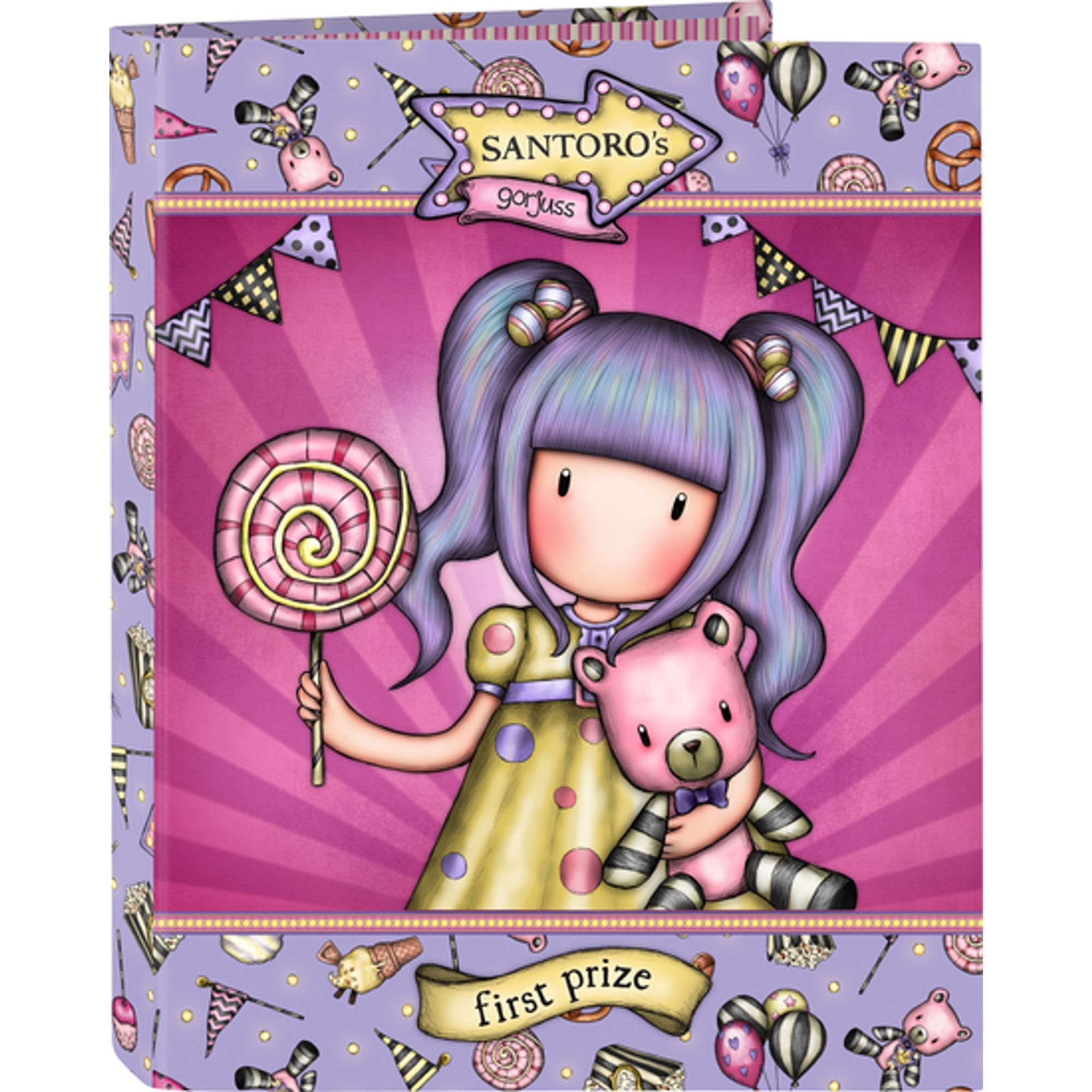 Carpeta folio 4 ani.mixtas gorjuss™ fairground "first prize"