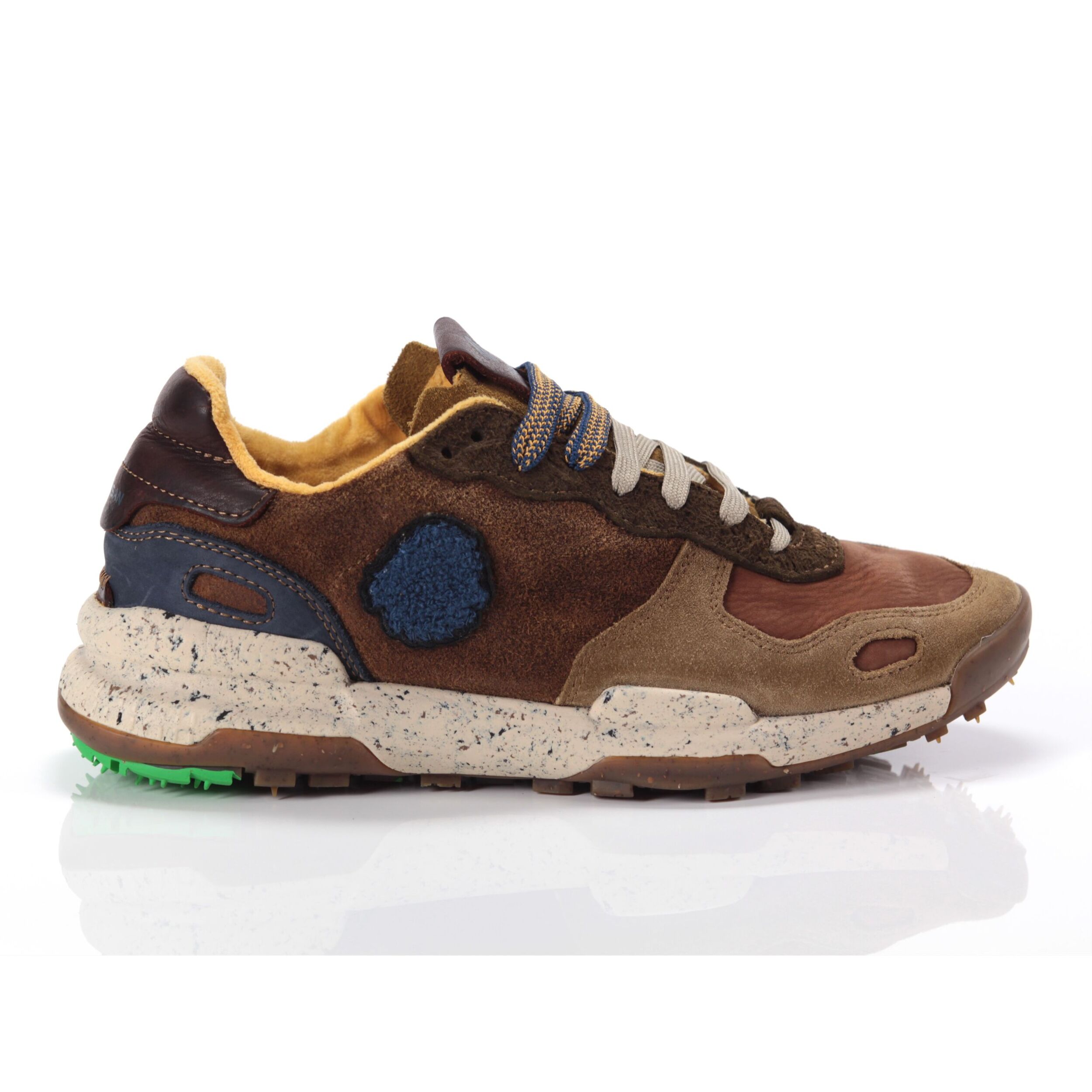 Sneakers Satorisan Chacrona Cuero Premium Marrone