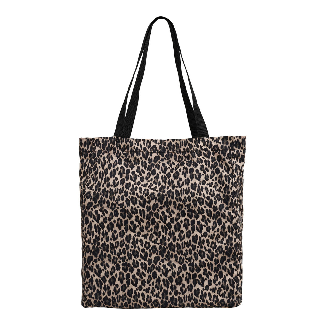 Shopper Ava in tessuto fantasia leopardata 35×39 cm
