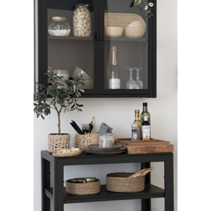 Set 3 vassoi in teak naturale Faro — misure graduate