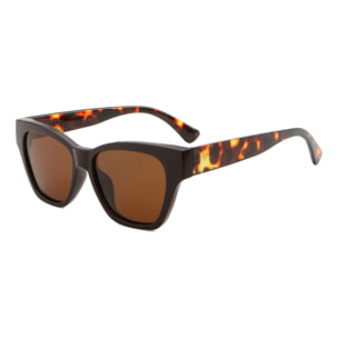 Gafas de sol OCEAN ORLEANS - Frente marrón brillante con patillas care / Marrón