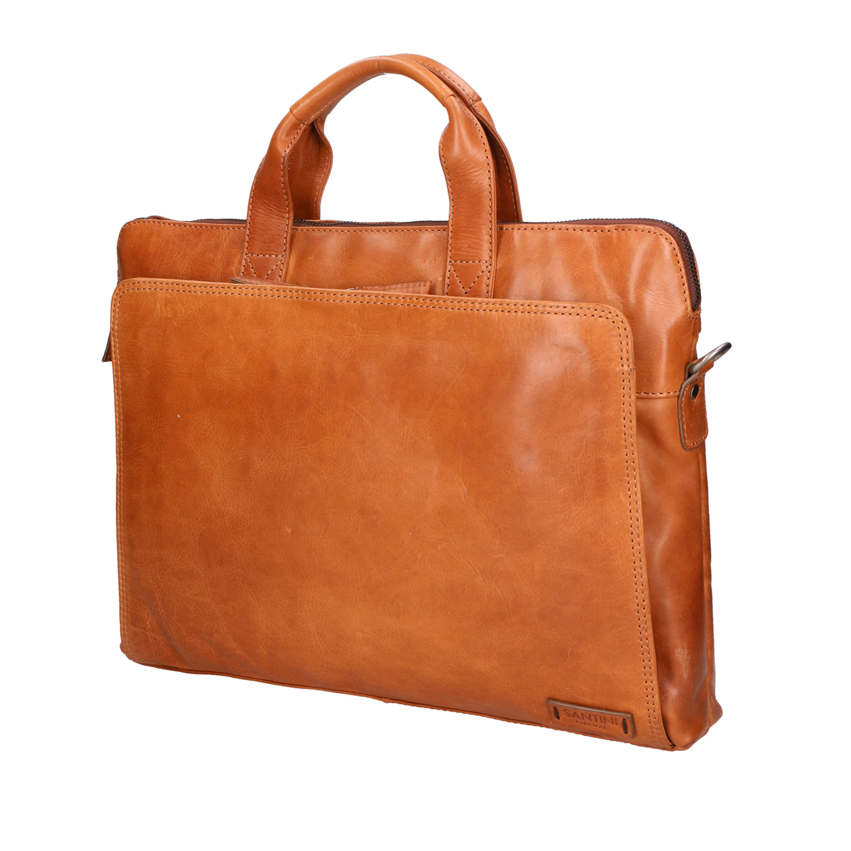 Borsa a tracolla unisex In Vera pelle Made in India 40x3x5 cm