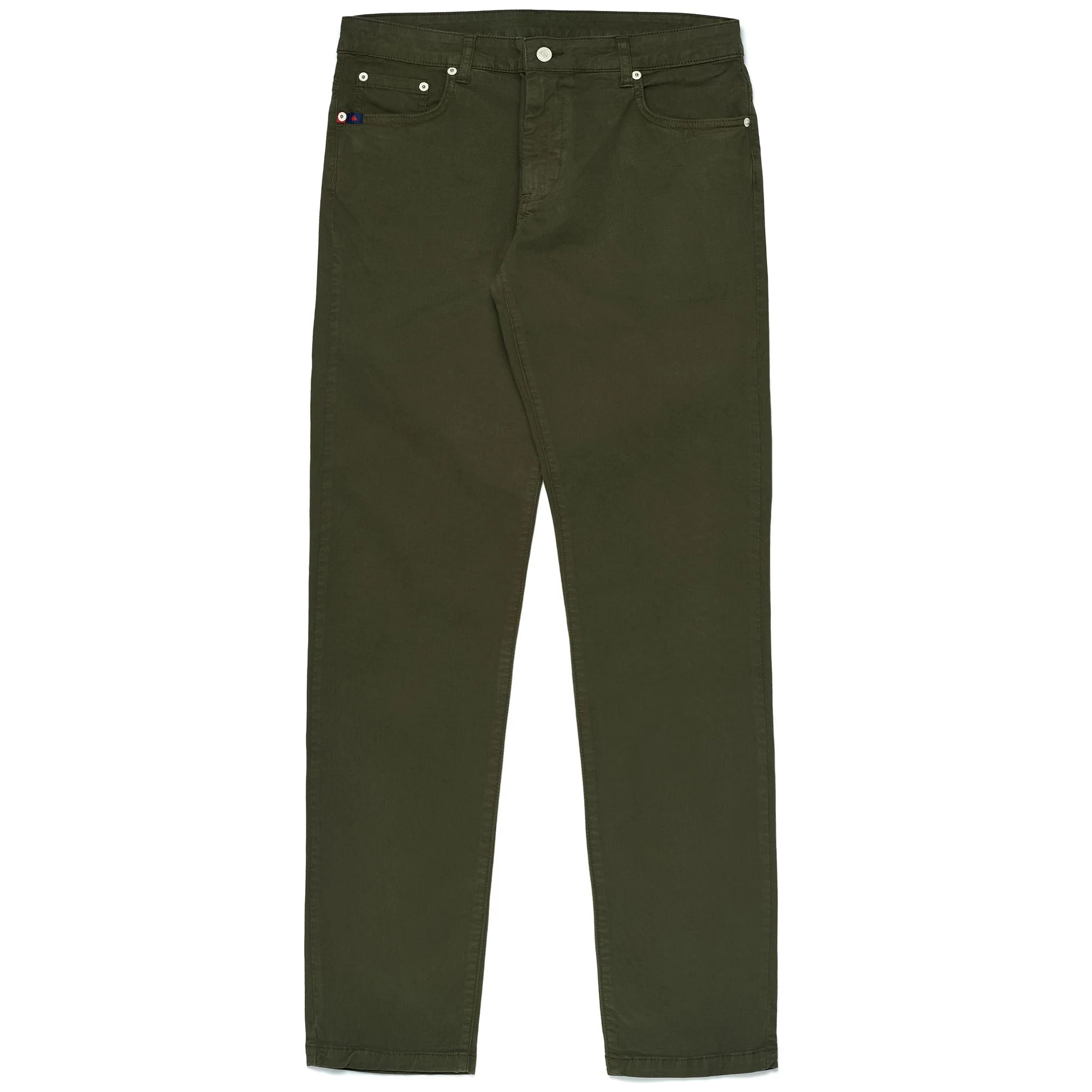 Pantaloni Robe di Kappa Uomo Penty Peached Gabardine Verde