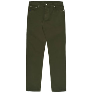 Pantaloni Robe di Kappa Uomo Penty Peached Gabardine Verde