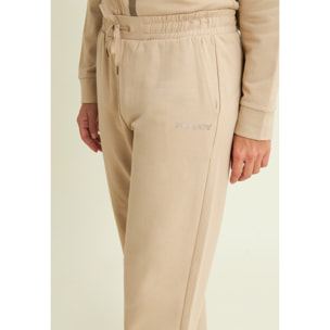 Pantaloni regular con gamba dritta e coulisse