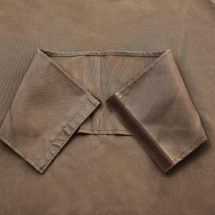 4 Paredes Laterales para Cenador 3x2 m Laterales de Carpa con Ganchos Cortinas sin Ventanas Reemplazo Lateral para Carpa de Jardín Exterior Fiesta Marrón