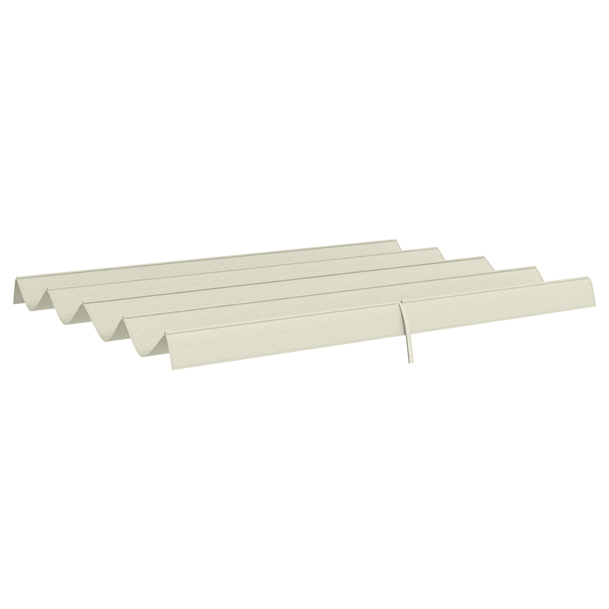 Toile de rechange pour pergola rétractable 3 x 2,15 m polyester haute densité 180 g/m² anti-UV30+ crème