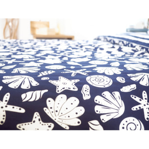 Parure Housse De Couette 3pcs 100% Coton 57 Fils Capri