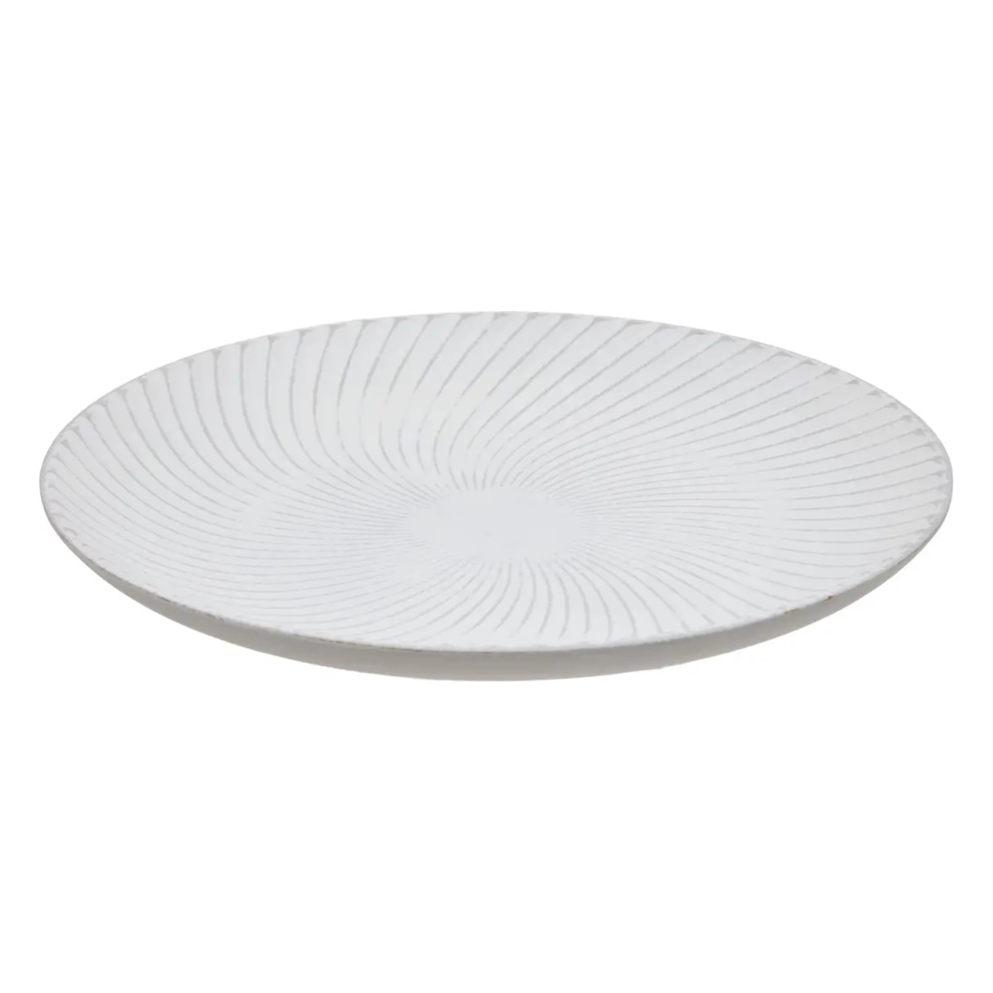 Centre de table Maia rond D.30cm blanc