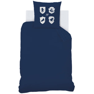 Parure de lit imprimée 100% coton, HARRY POTTER PREPPY