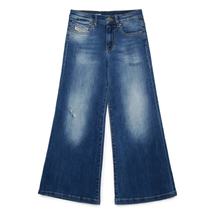 Jeans - cotone - blu denim