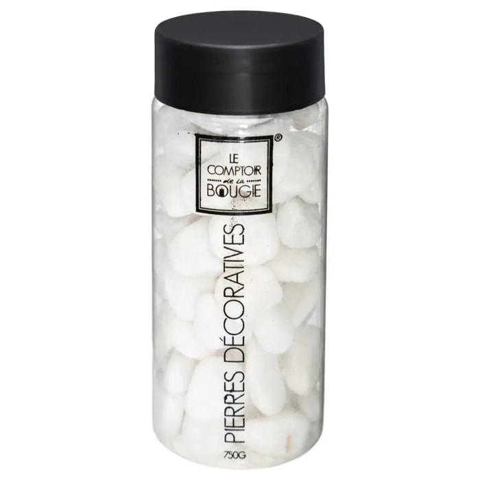 Pierres déco moyen modèle blanc 750g