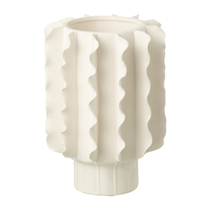 J-Line vase Helix - céramique - blanc - medium