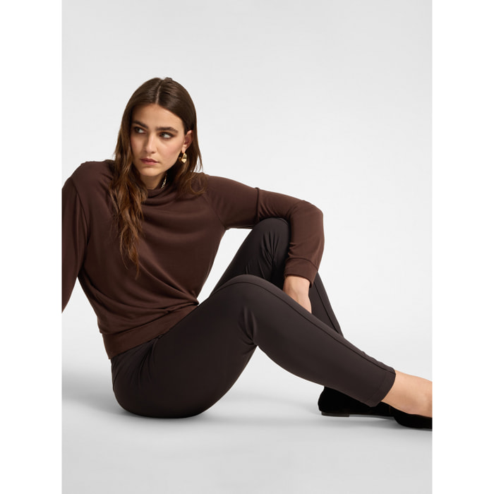 Elena Mirò - Leggings in jersey - Marrone