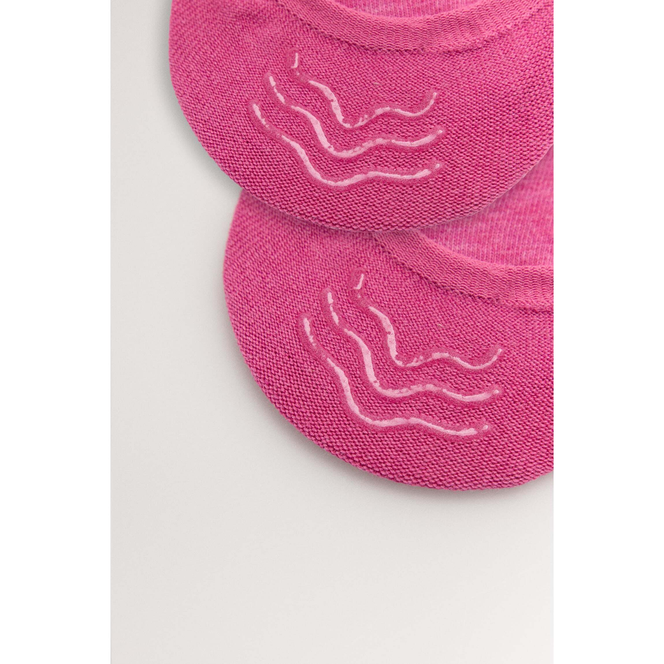 Confezione da 4 calzini estivi rosa stampati
