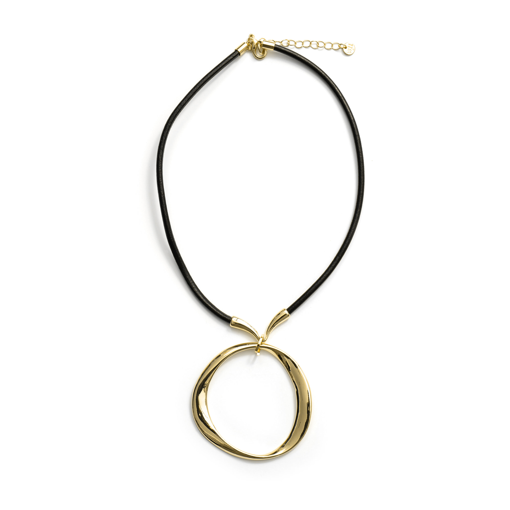 Collar Gorhe acabado oro amarillo 18k