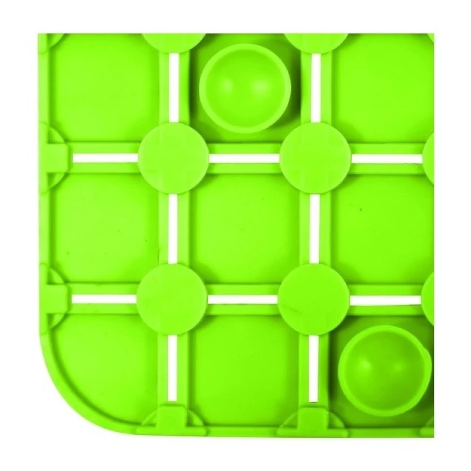 Tapis Fond de baignoire antidérapant Caoutchouc QUADRO 36x76cm Vert MSV