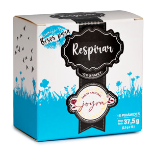 Infusión natural Respirar (anís verde,tomillo, salvia, eucalipto e hinojo) en 15 pirámides. 37,5 grs.