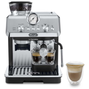 Expresso avec broyeur intégré DELONGHI Specialista Arte EC9155.MB inox