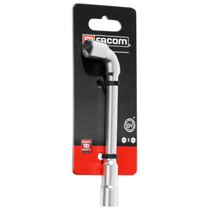 FACOM Clé à Pipe Débouchée 10 mm - 75.10 - Forgée 6 x 6 Pans