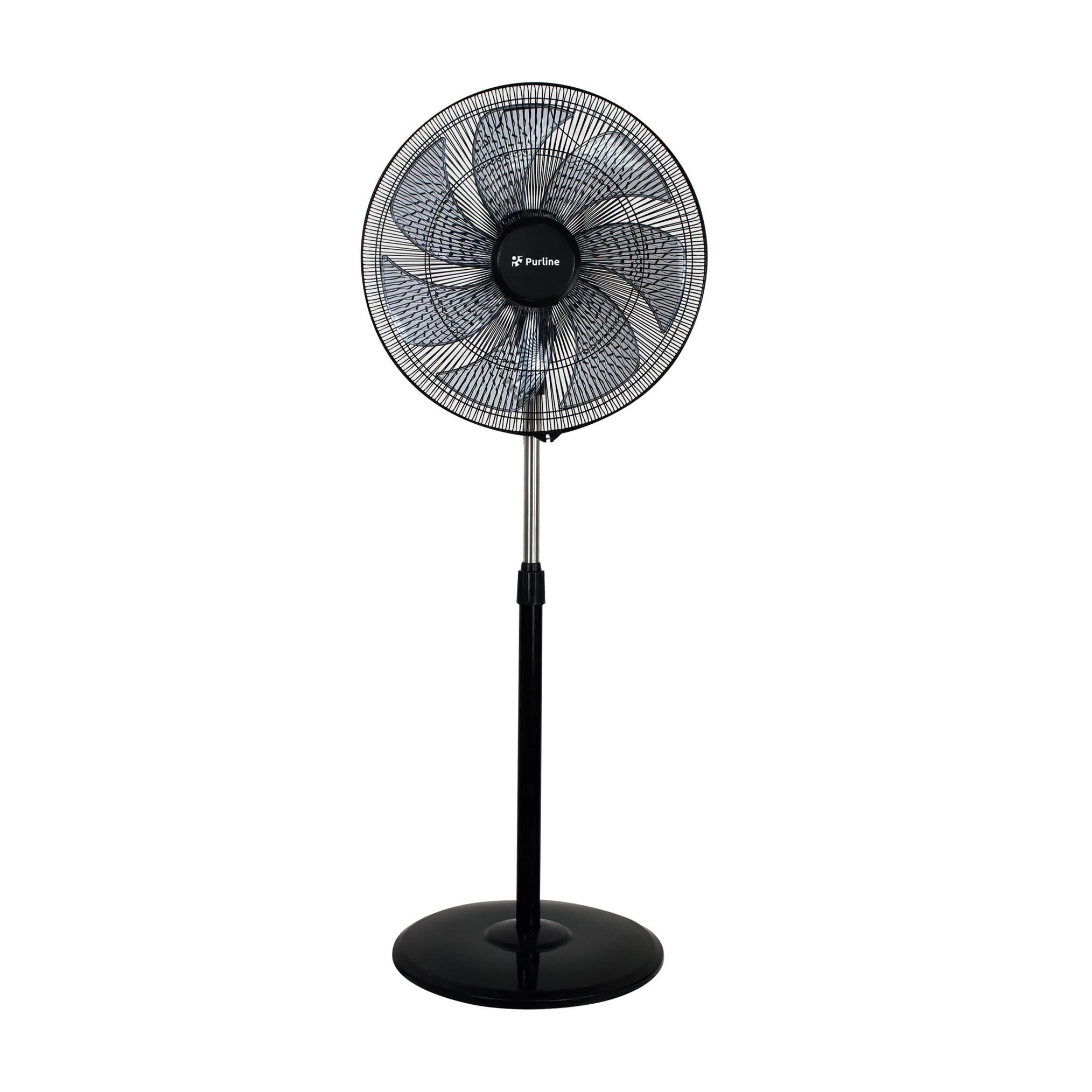 Ventilatore industriale da pavimento 100W con 7 pale