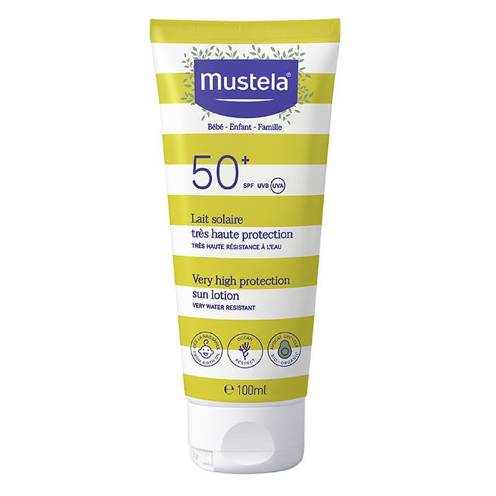 Solaire - Lait Solaire Très Haute Protection SPF50+