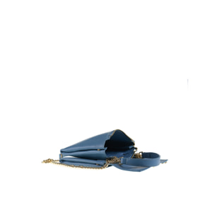 Borsa a spalla da donna Made in Italy - Modello Solara Lux - 100% pelle - 21.0 x 16.0 x 6.5 cm