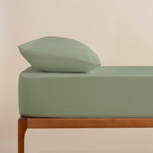 Drap-housse sakura vert