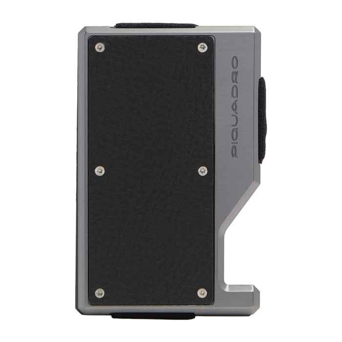 Piquadro Portacarte di credito MagSafe® con fascia elastica