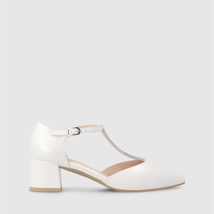 ZAPATOS DE SALÓN DE NOVIA BLANCOS CARLOT