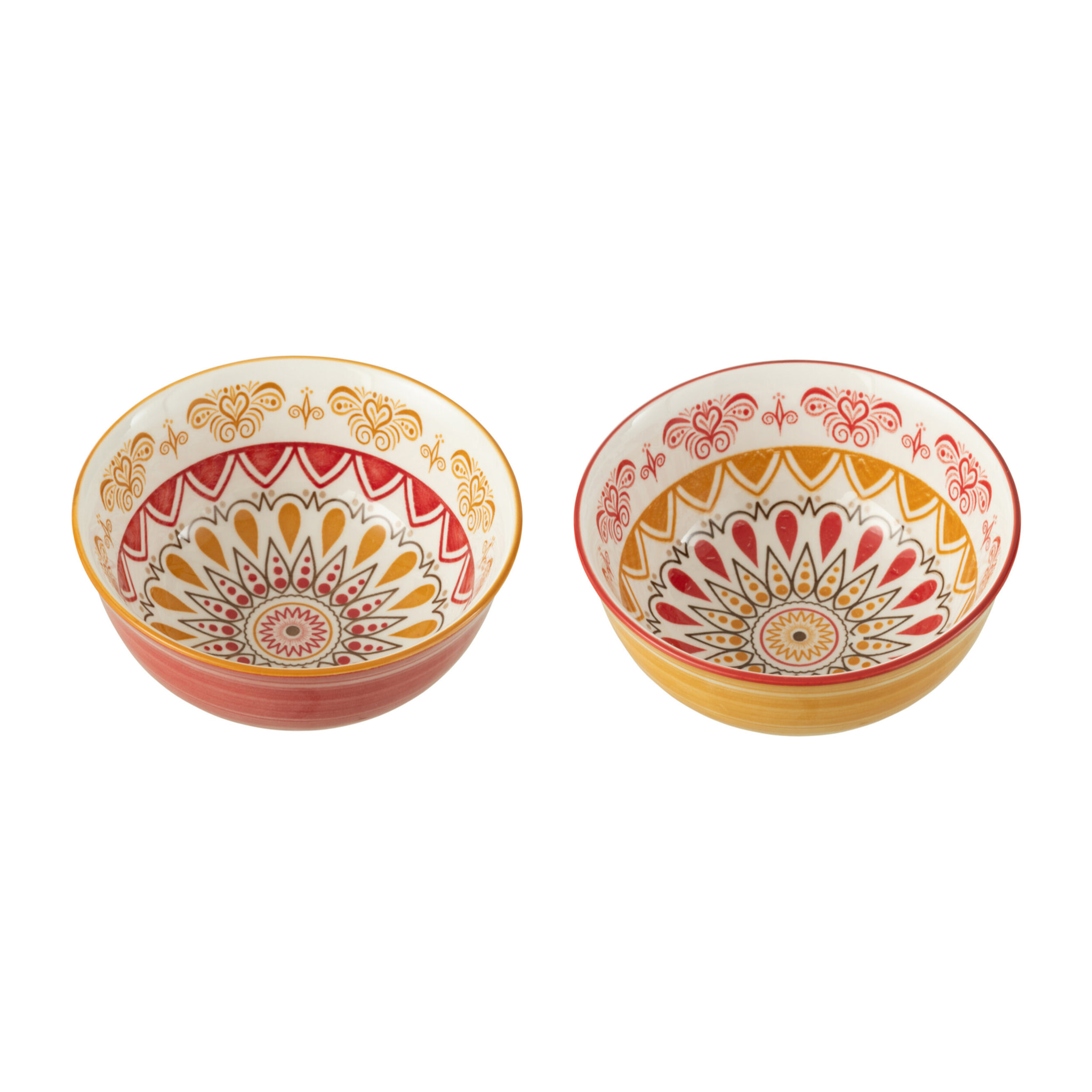 J-Line bol Jam - porcelaine - mix - small - 2 pcs