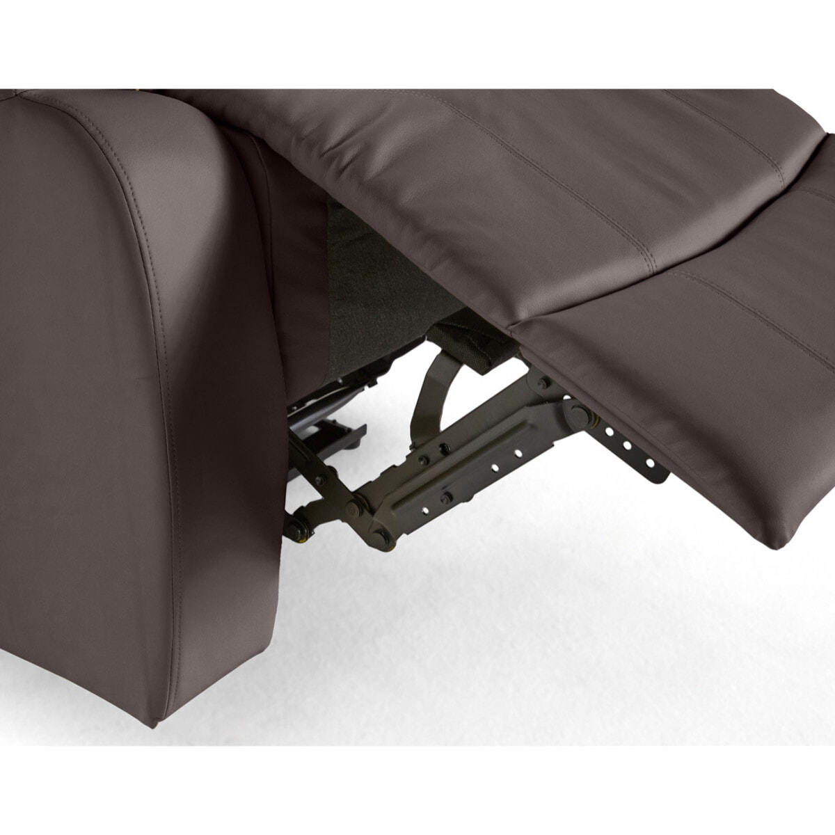 Armand - fauteuil relax électrique en simili - Marron