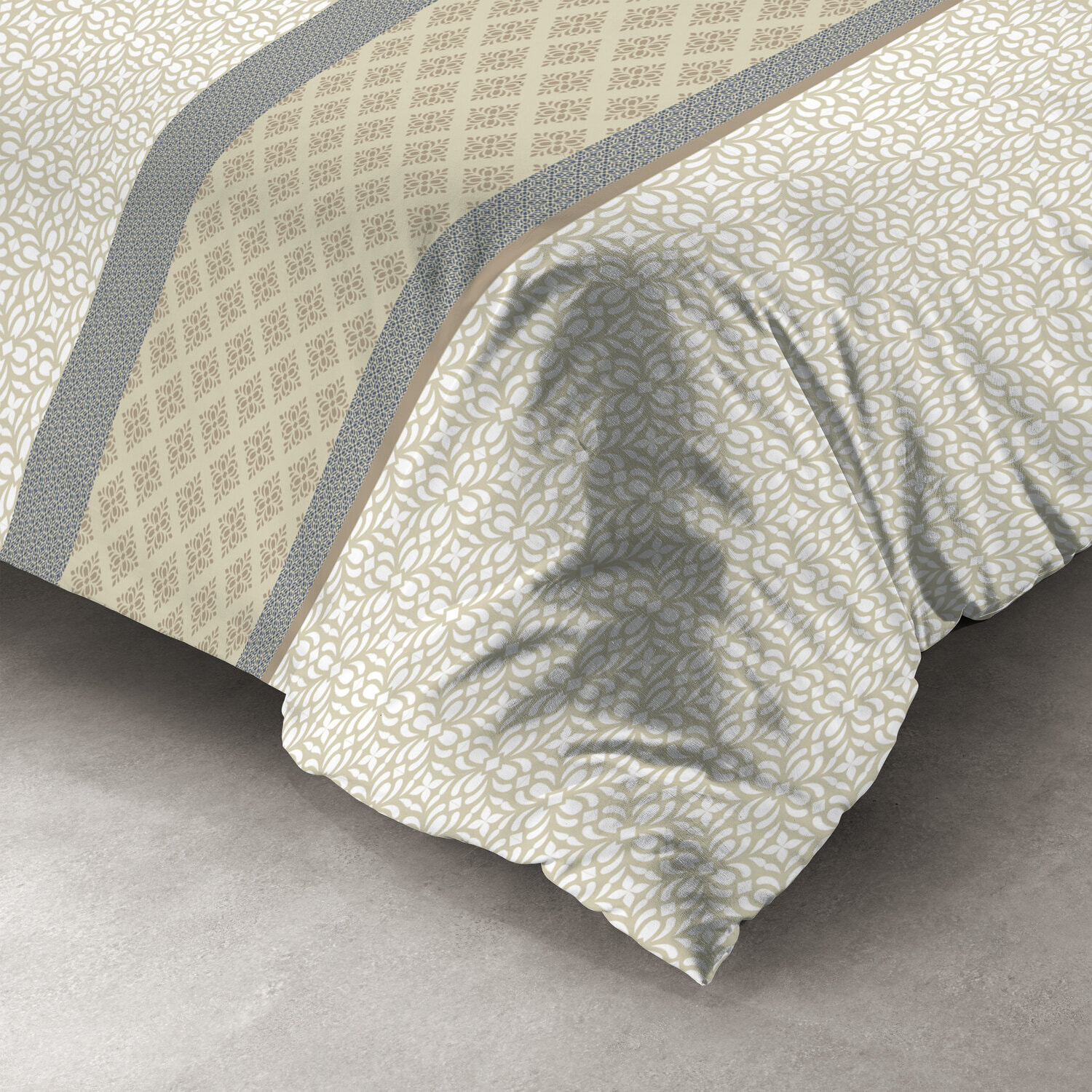 Parure de couette 2pcs 100% microfibre 55gsm sofra naturel