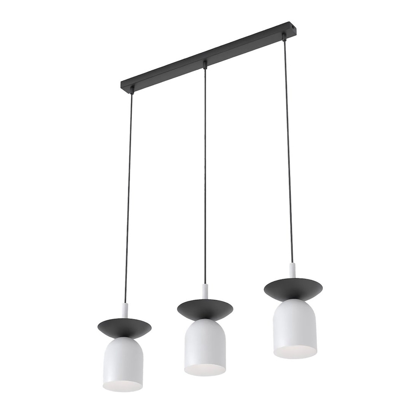 Lampada a sospensione EGO in acciaio grigio