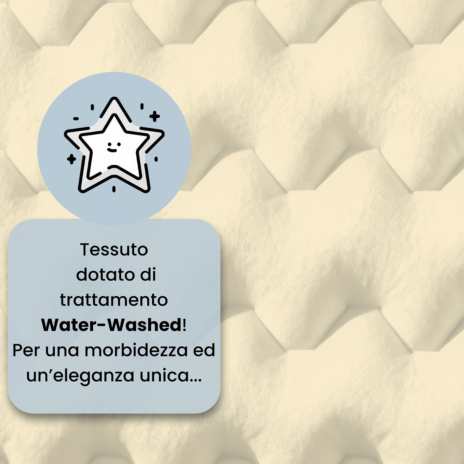 TRAPUNTA INVERNALE WATERWASHED MATRIMONIALE Made in Italy