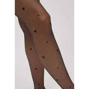 Collant con stampa a cuore 20 denari