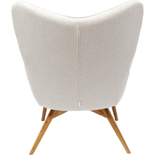 Fauteuil Vicky crème Kare Design