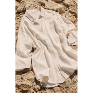 T-shirt a maniche lunghe Marrone