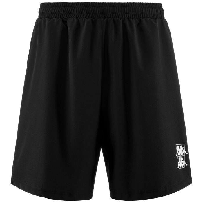 Kappa - Pantaloni Corti Uomo Nero - Kombat Padel Diviolo