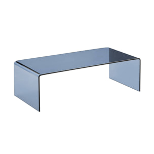 Table basse rectangulaire verre trempé GLINTZ
