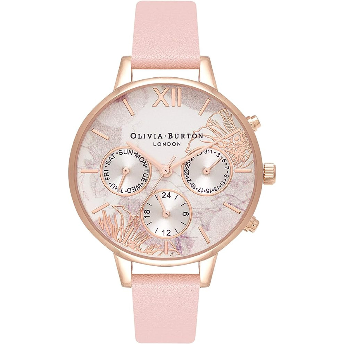 Reloj Olivia Burton OB16CGS07 Mujer Analogico Cuarzo con Correa de Piel sintetica