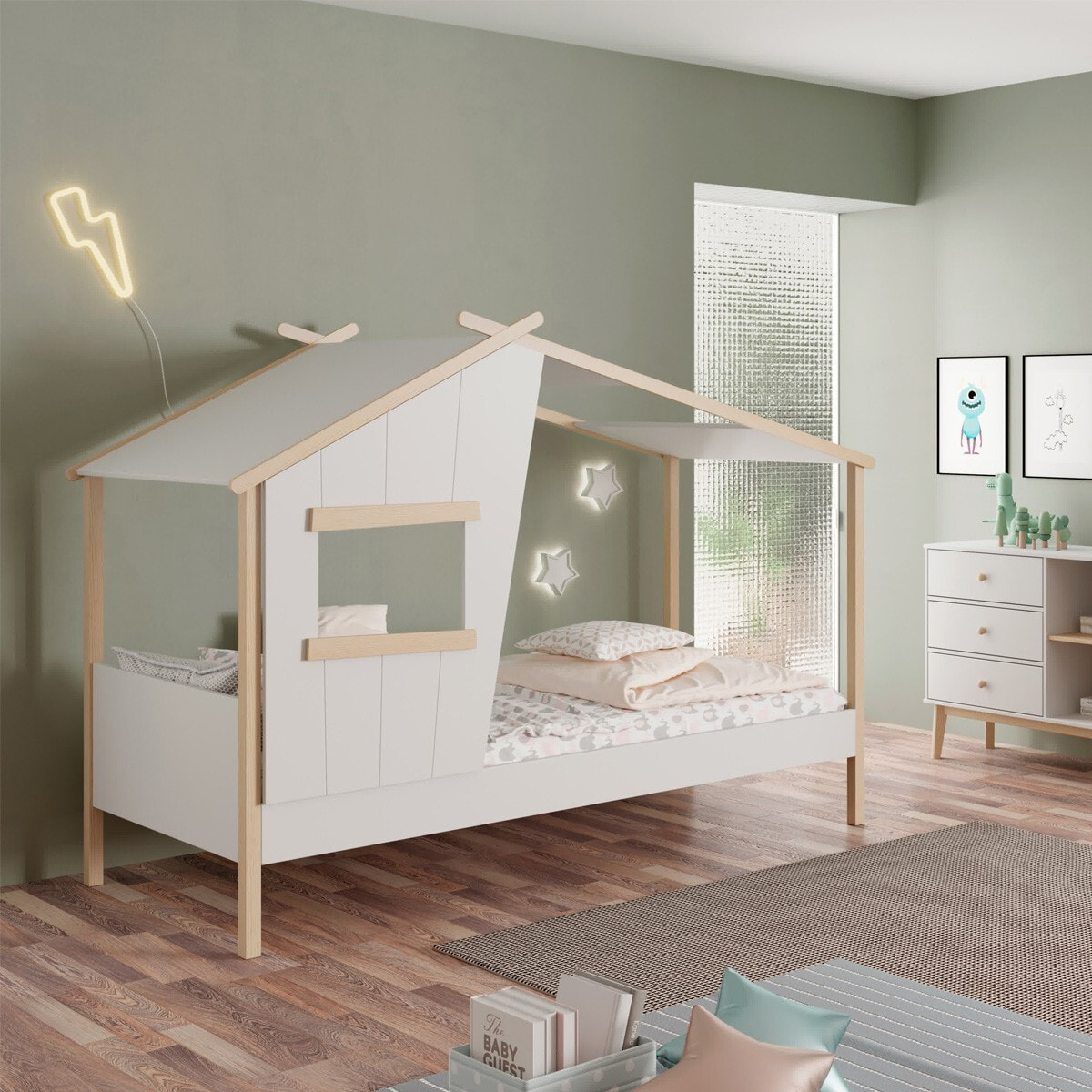 Lit cabane enfant en bois - ARTUS