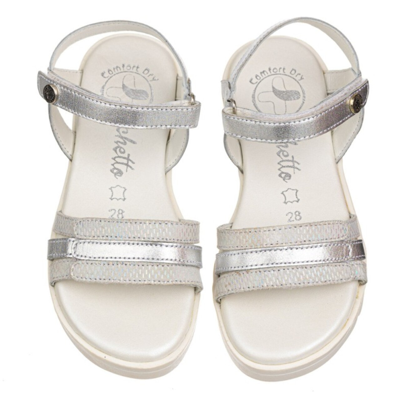 Sandalia flexible velcro