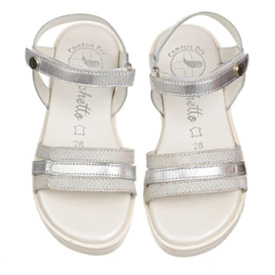 Sandalia flexible velcro